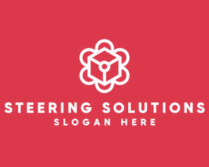 Tech Flower Enterprise logo design