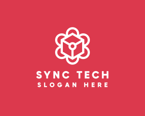 Tech Flower Enterprise logo design