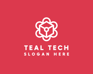 Tech Flower Enterprise logo design