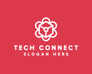 Tech Flower Enterprise logo design