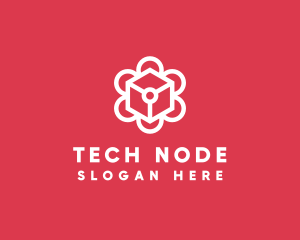 Tech Flower Enterprise logo design