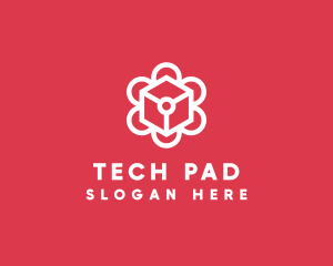 Tech Flower Enterprise logo design