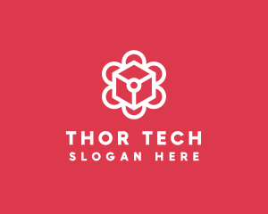 Tech Flower Enterprise logo design