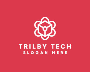 Tech Flower Enterprise logo design