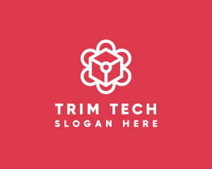 Tech Flower Enterprise logo design
