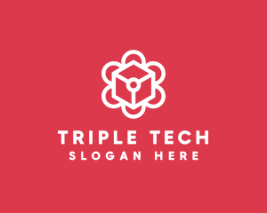 Tech Flower Enterprise logo design