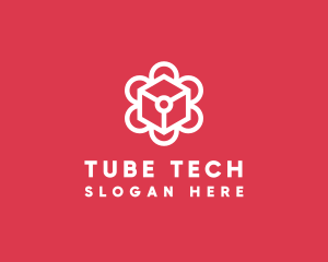 Tech Flower Enterprise logo design