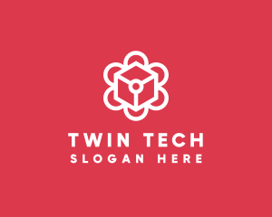 Tech Flower Enterprise logo design