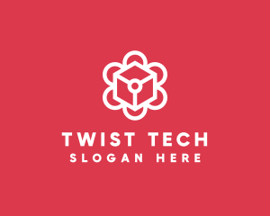 Tech Flower Enterprise logo design