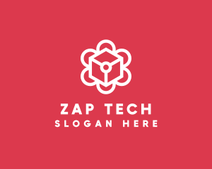 Tech Flower Enterprise logo design