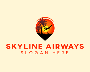 Plane Travel Vacation logo