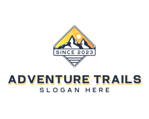 Trekking Travel Mountain logo