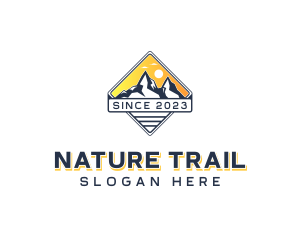 Trekking Travel Mountain logo