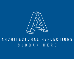 Professional Blueprint Architecture logo design