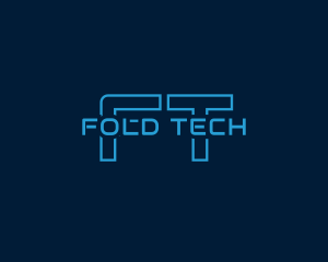 Neon Cyber Tech logo design