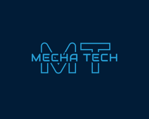 Neon Cyber Tech logo design