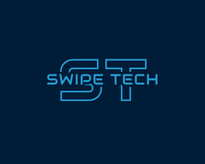 Neon Cyber Tech logo design