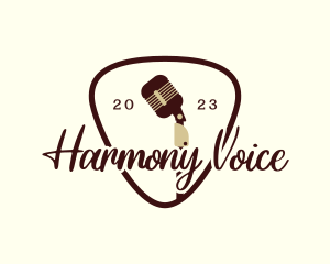 Music Vocalist Microphone logo