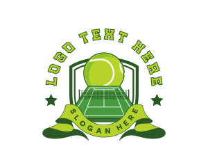 Tennis Sports Tournament Logo