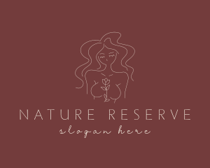 Natural Sexy Female logo design