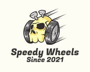 Fast Skull Wheels  logo