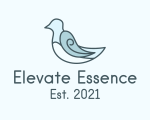 Aviary Dove Bird logo