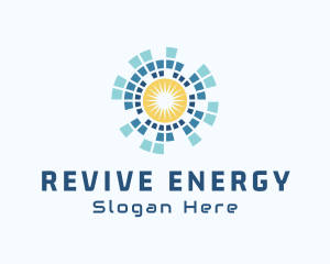 Solar Radiance Energy logo design