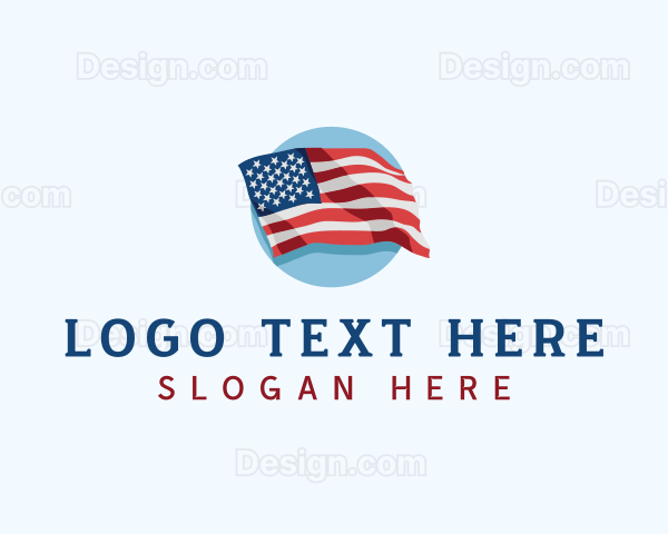 American Flag Veteran Logo