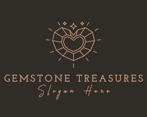 Precious Heart Gem logo design