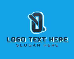 Digital Letter Q  logo