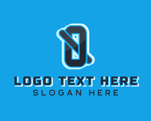 Number logo example 2
