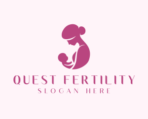 Infant Mother Pediatrician logo design