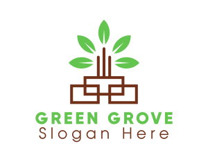 Green Leaf Tower logo design