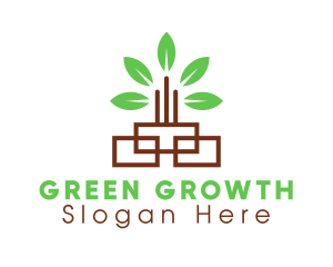 Green Leaf Tower logo design