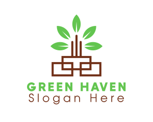 Green Leaf Tower logo design