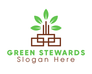 Green Leaf Tower logo design