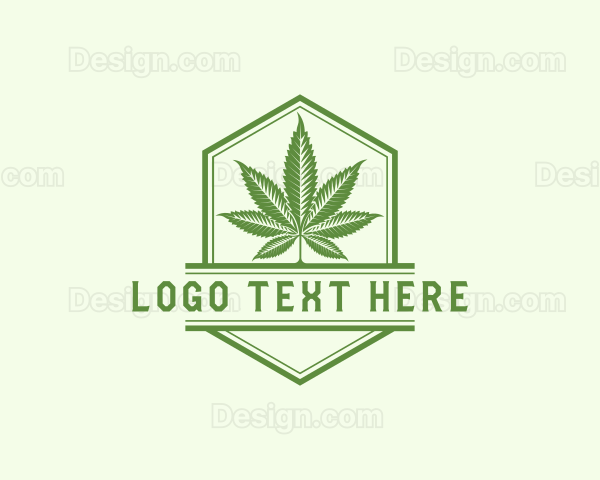 Weed Cannabis Leaf Logo