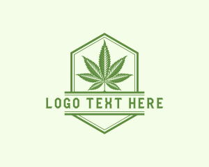 Weed Cannabis Leaf Logo