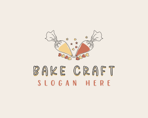 Piping Bag Baking logo design