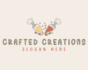 Piping Bag Baking logo design