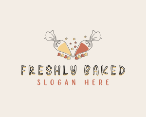 Piping Bag Baking logo design