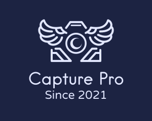 Winged Photo Camera  logo design