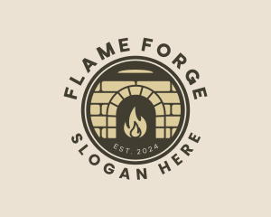 Fire Oven Cooking logo design