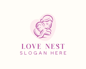 Mother Child Love logo design