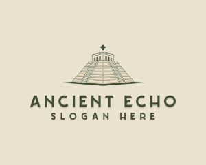 Aztec Historic Pyramid logo design