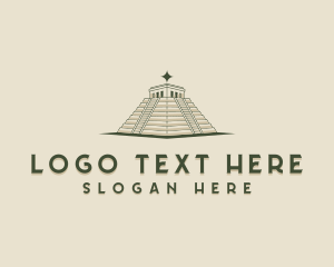 Aztec Historic Pyramid logo