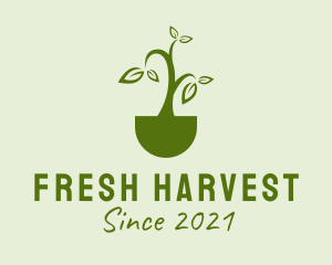 Green Farm Plant  logo design