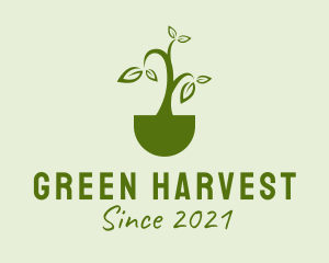 Green Farm Plant  logo design