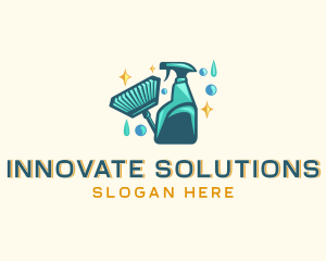 Broom Disinfection Cleaning logo