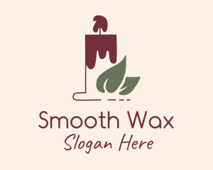 Natural Wax Candle logo design